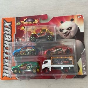 New Matchbox 5-Pack Kung Fu Panda 2 Cars, Trucks